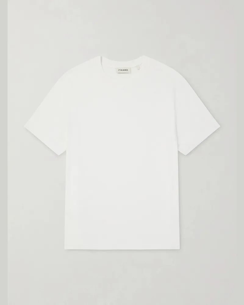 Frame Denim Supima Cotton-Jersey T-Shirt White