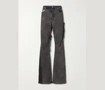 Bolan Frayed Baggy Bootcut Jeans