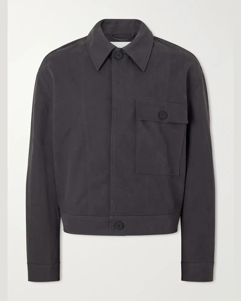 Studio Nicholson Drey Cotton-Twill Jacket Gray