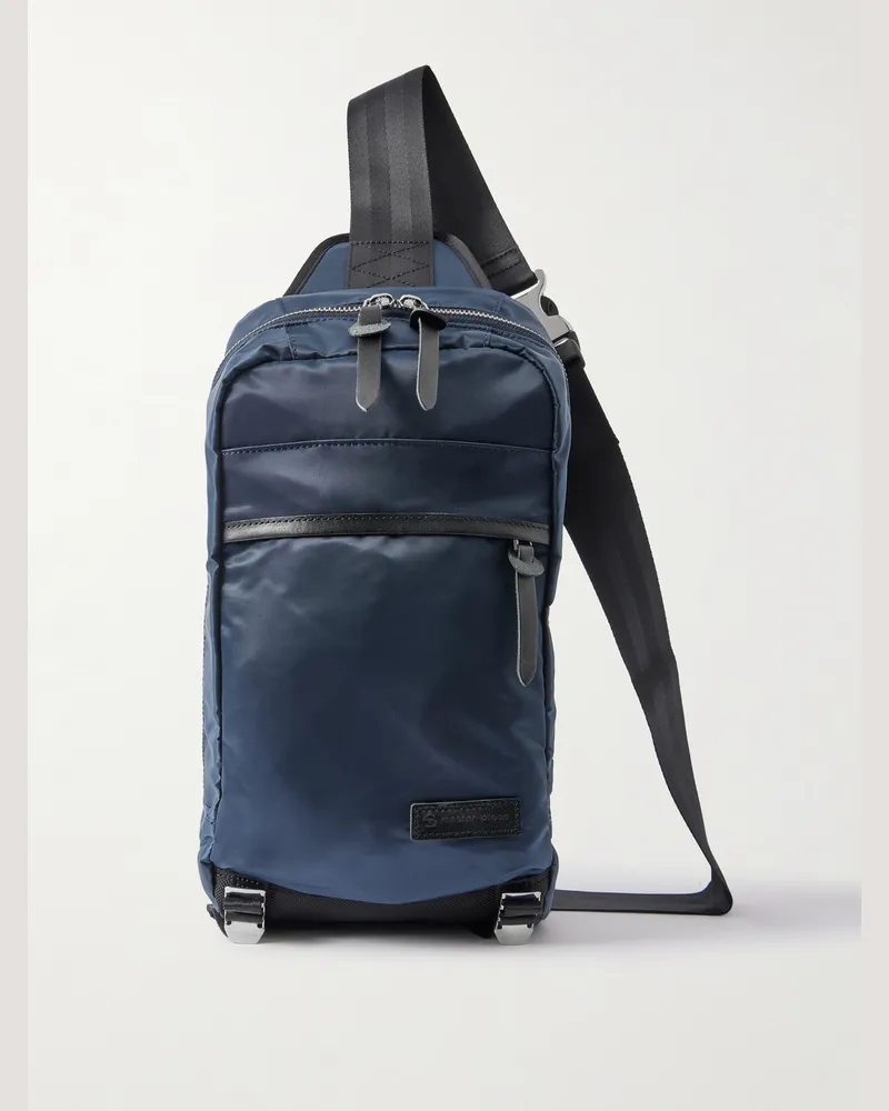 MASTER PIECE Lightning Sling Schultertasche aus Shell und CORDURA® Ballistic®-Material Blau