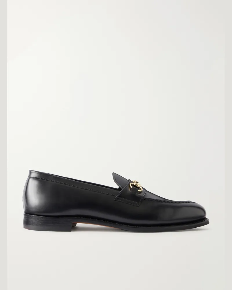 Grenson  Franklin Horsebit-Embellished Leather Loafers Black