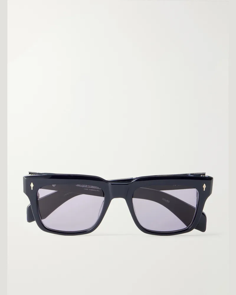 Jacques Marie Mage Torino Square-Frame Acetate Sunglasses Blue