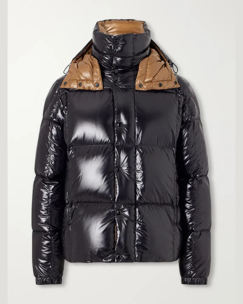 Moncler Parana Logo-Apploquéd Quilted Shell Down Jacket Black