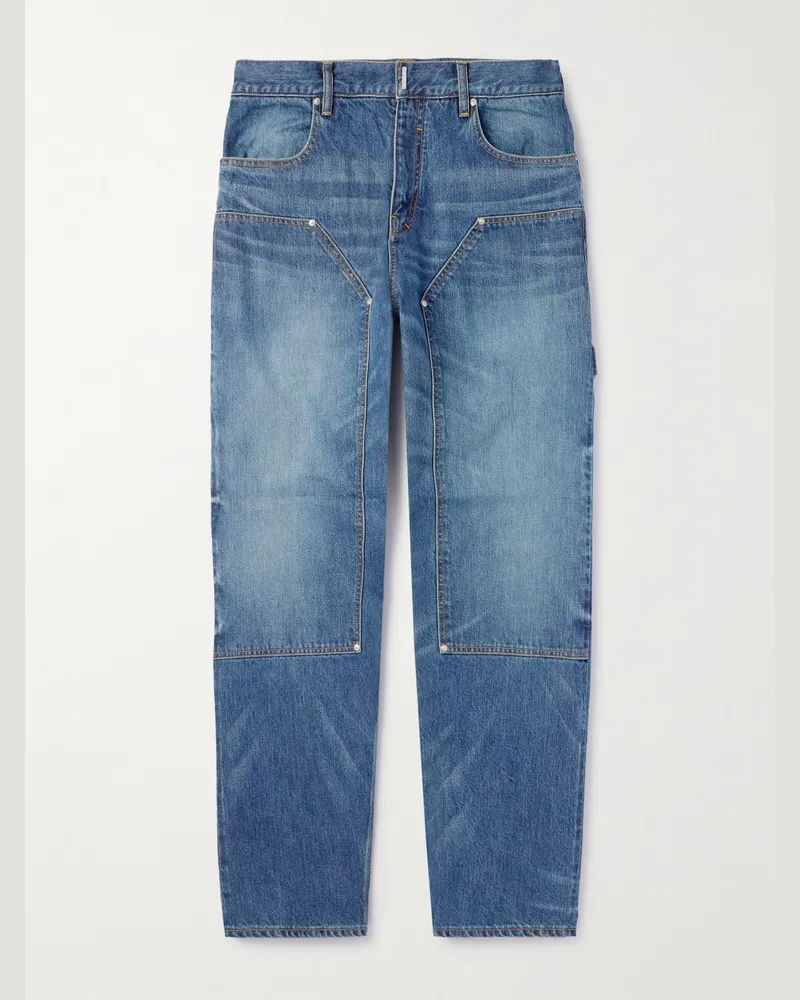 Givenchy Carpenter Straight-Leg Jeans Blue
