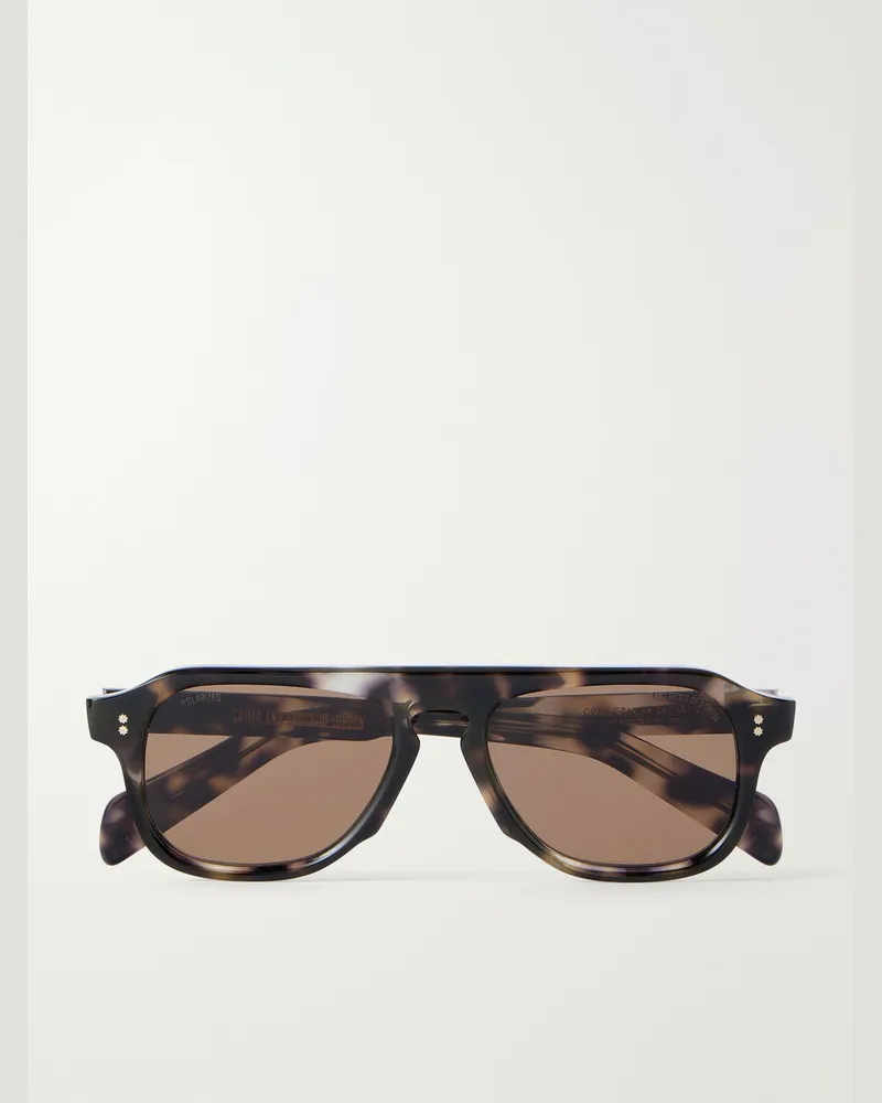 Cutler and Gross GR14 Aviator-Style Tortoiseshell Acetate Sunglasses Tortoiseshell