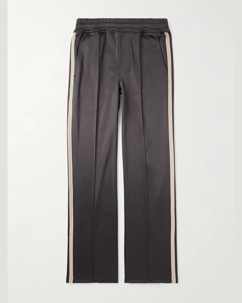 Tom Ford Gerade geschnittene Jogginghose aus Jersey mit Webband Braun