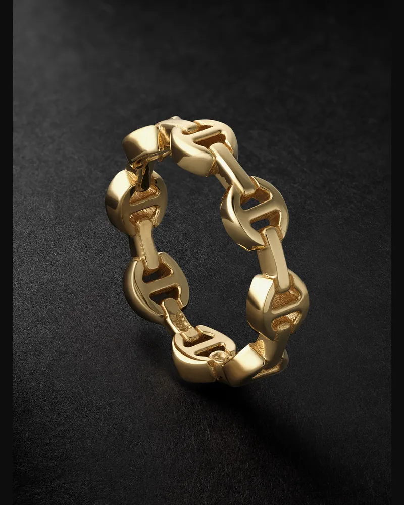 HOORSENBUHS Dame Tri-Link Ring aus 18 Karat Gold Gold
