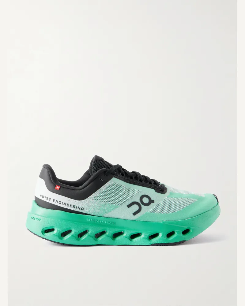 ON Cloudsurfer Next Laufschuhe aus Mesh mit Gummibesatz Grün