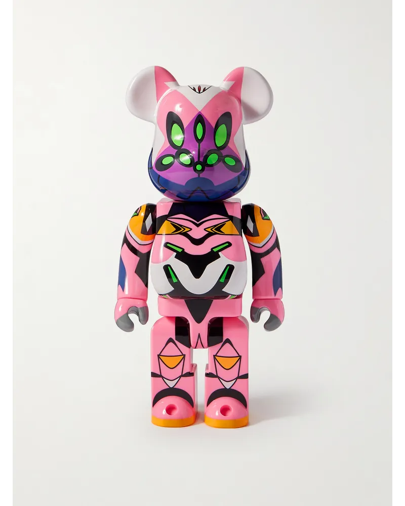 BE@RBRICK Evangelion Unit-08 400% Dekofigur aus bedrucktem PVC Pink