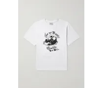 Otter T-Shirt aus Baumwoll-Jersey mit Logoprint