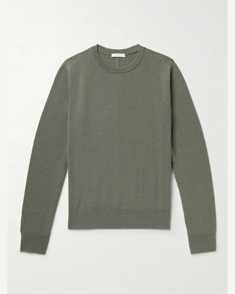 The Row Benji Pullover aus Kaschmir Grün