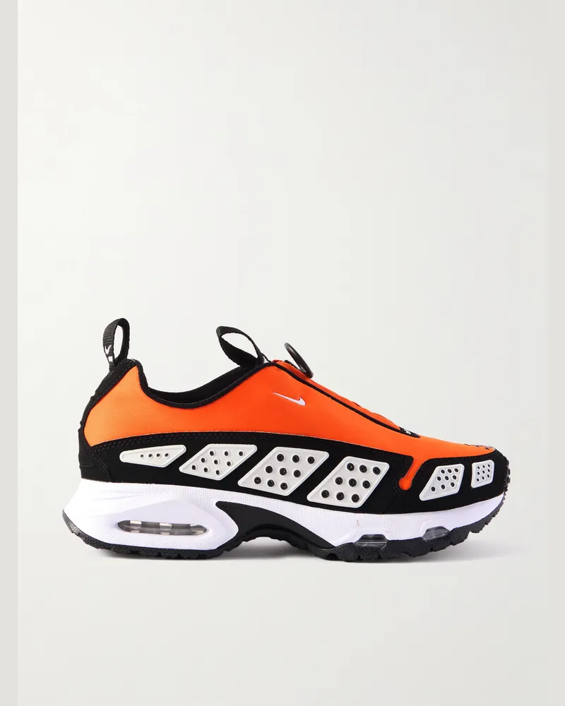 Nike Air Max SNDR Sneakers aus Scuba mit Gummibesatz Orange