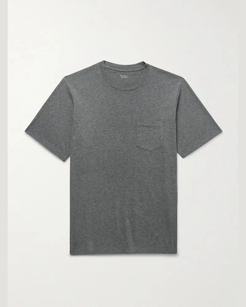 Hartford Cotton-Jersey T-Shirt Gray