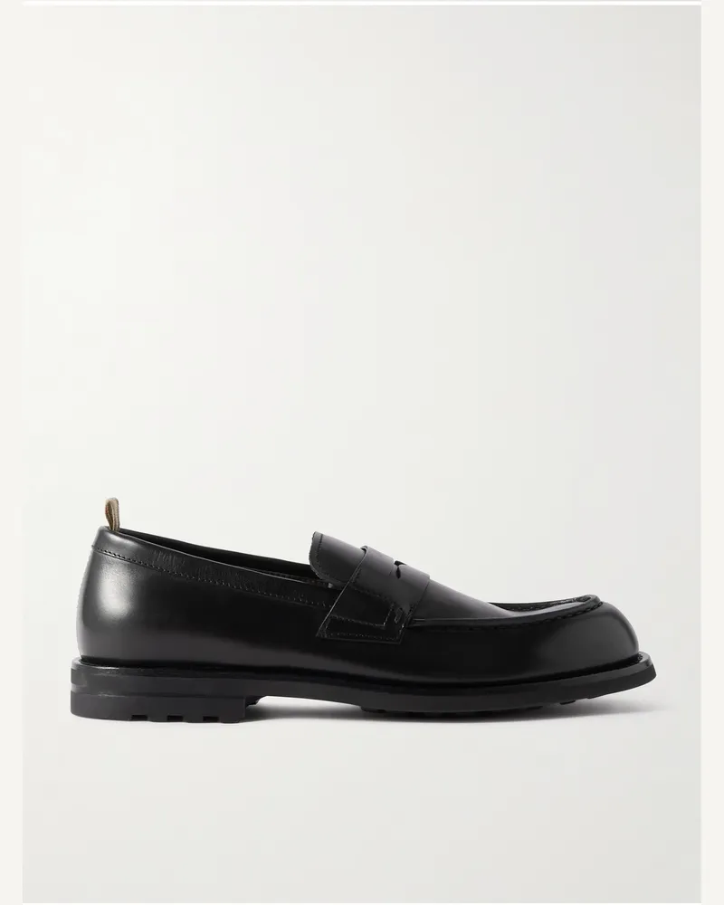 Officine Creative Italia Belmondo 006 Loafers aus Leder Schwarz