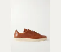 Warwick Perforated Leather Sneakers