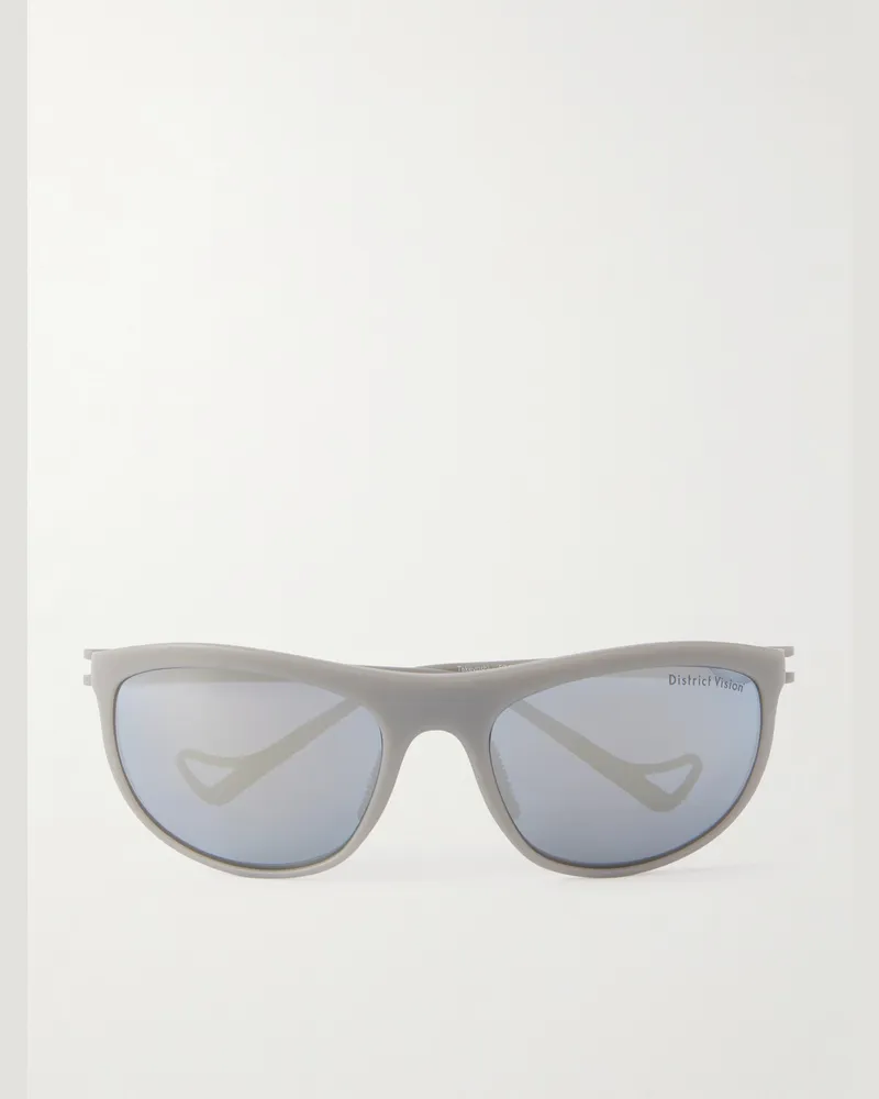 District Vision Takeyoshi Altitude Sonnenbrille mit D-Rahmen aus Polycarbonat Grau