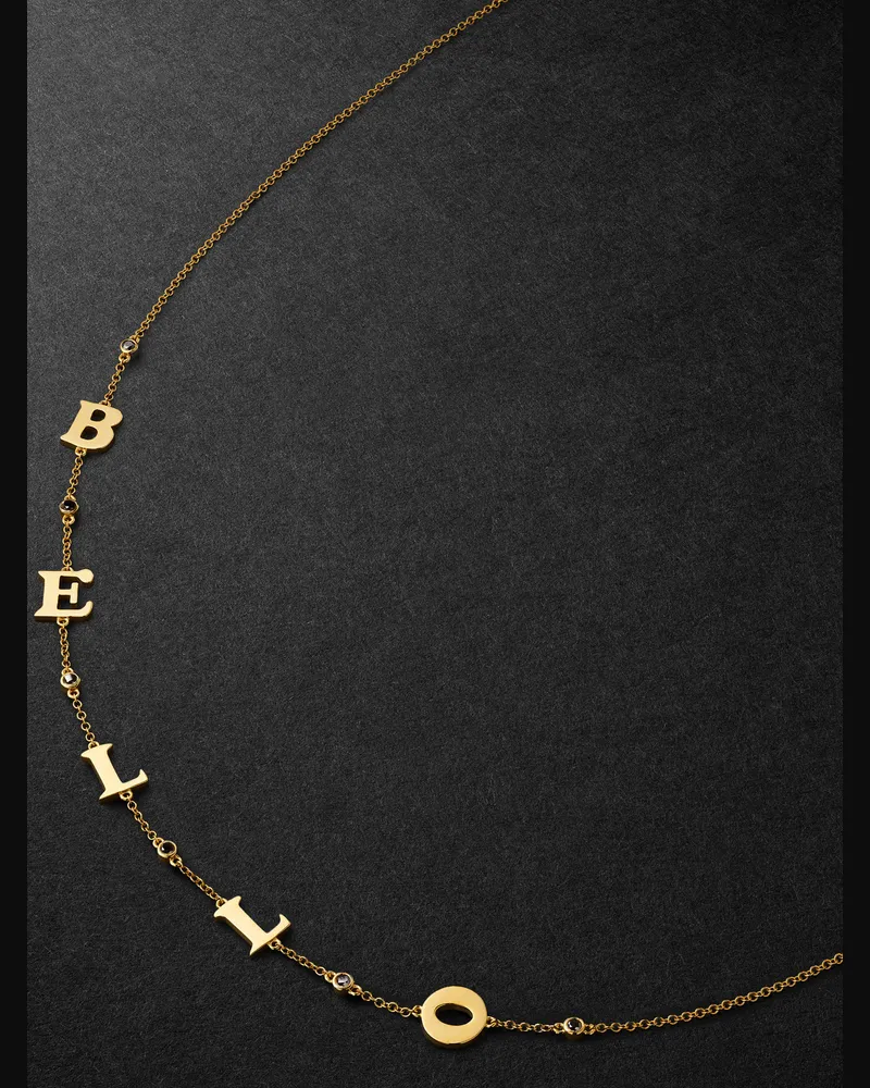 Yvonne Léon Bello Kette aus Gold mit Diamanten Gold