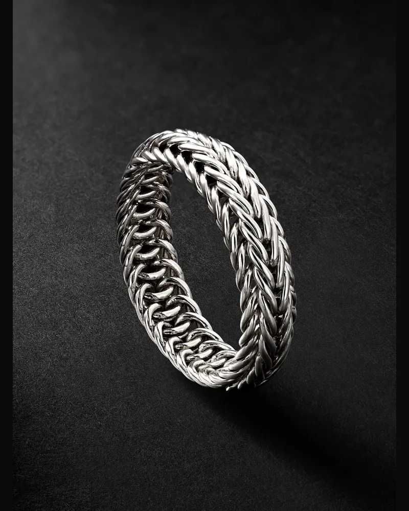 John Hardy Kami Sterling Silver Ring Silver