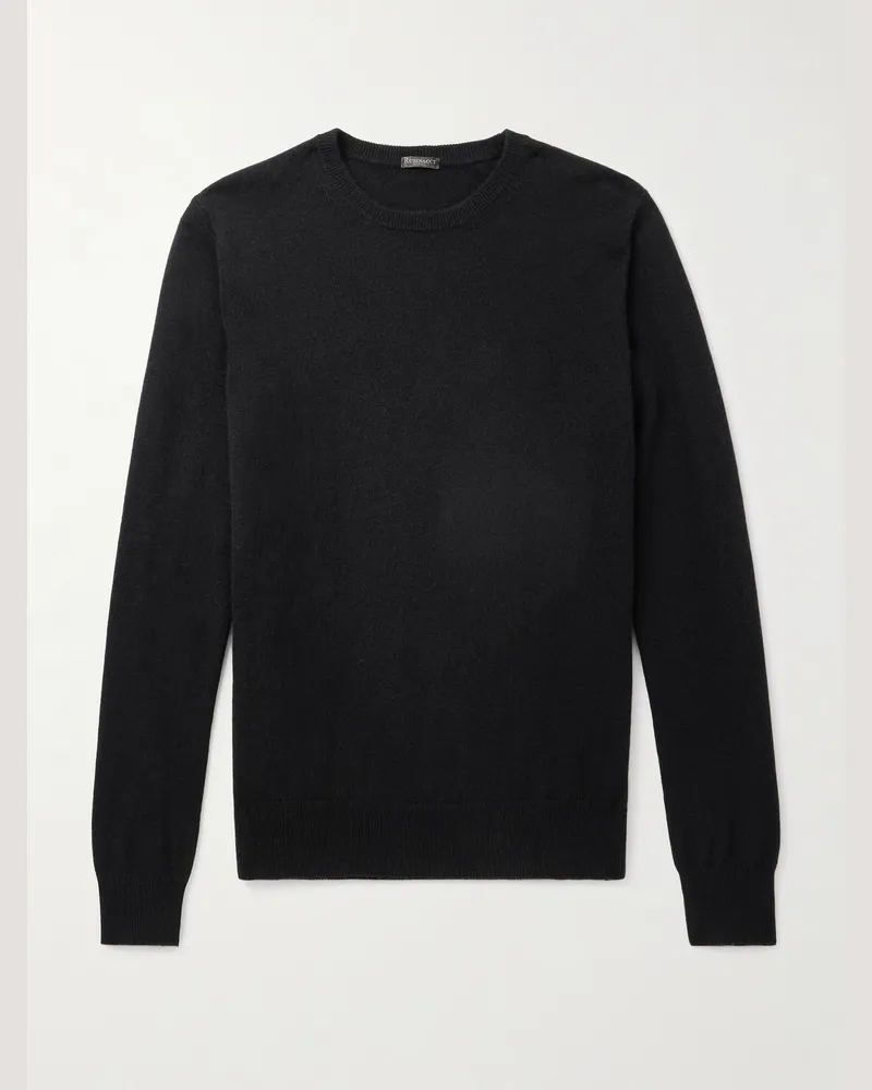 Rubinacci Pullover aus Kaschmir Schwarz
