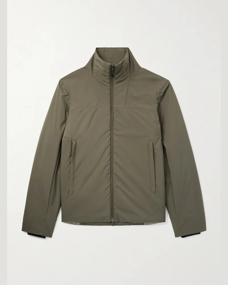 SEASE Padded Recycled-Shell Jacket Green