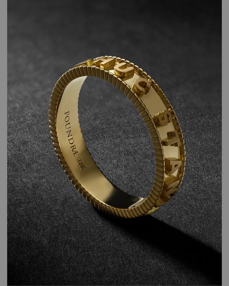 FOUNDRAE Ring aus 18 Karat Gold Gold