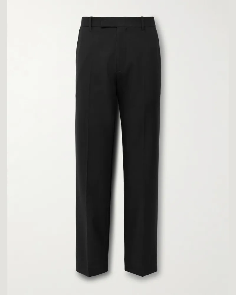 The Row Elijah gerade geschnittene Hose aus Woll-Twill Blau