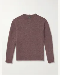 A.P.C. Lucas Pullover aus gebürstetem Strick Braun