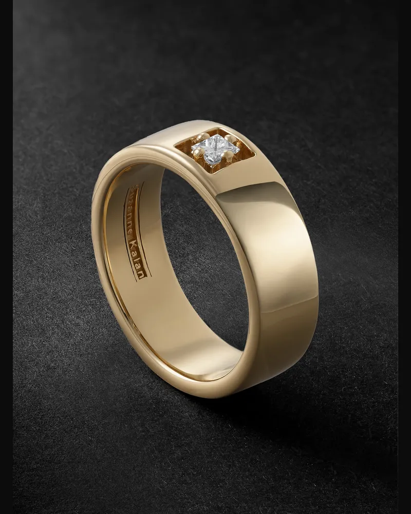 Suzanne Kalan Ring aus 18 Karat Gold mit Diamant Gold