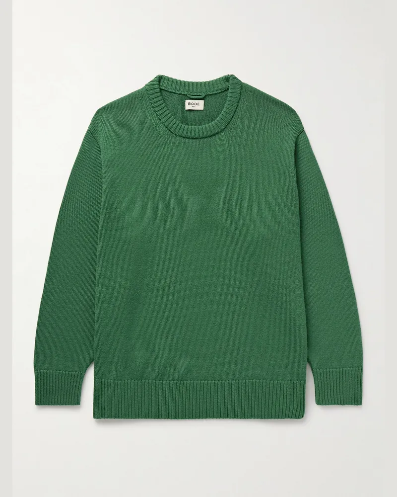 BODE Juniper Pullover aus Merinowolle Grün