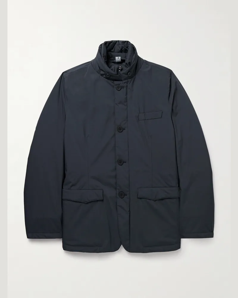 Herno Wattierte Daunenjacke Blau
