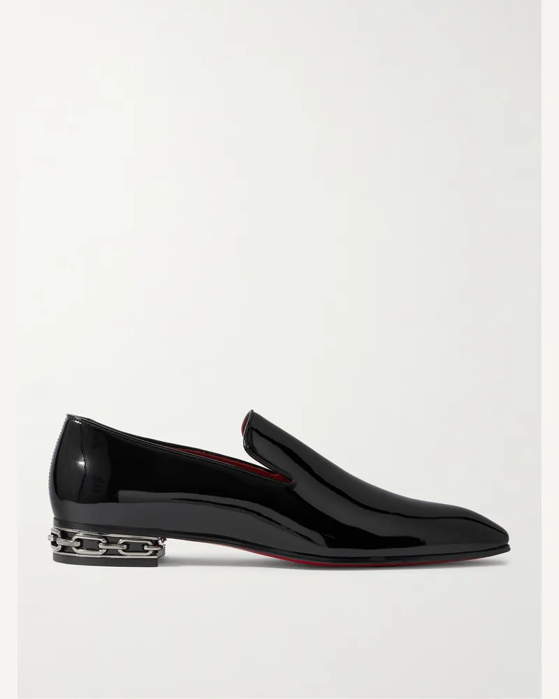 Christian Louboutin Dandy Atlas W Loafers aus Lackleder Schwarz