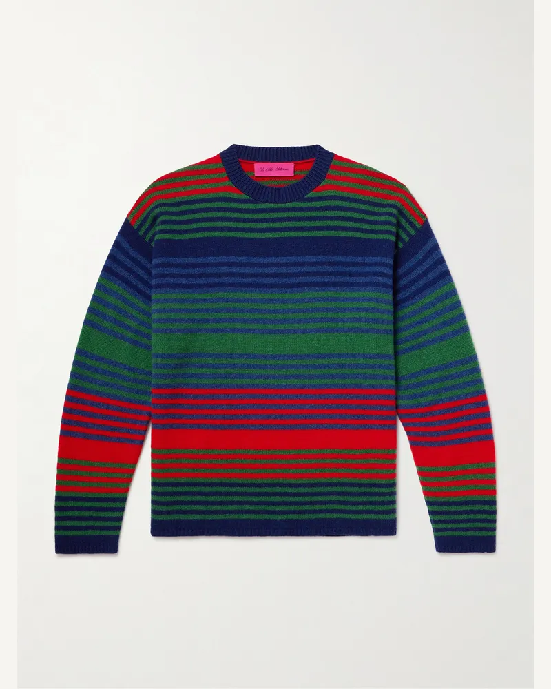 The Elder Statesman Dume gestreifter Oversized-Pullover aus Kaschmir Mehrfarbig