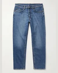 Acne Studios River schmal geschnittene und schmaler zulaufende Jeans aus Stretch-Denim Blau