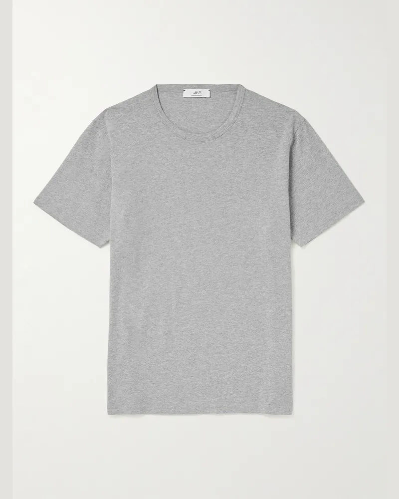 MR P. T-Shirt aus Baumwoll-Jersey Grau