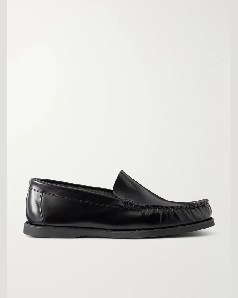 MR P. City Leather Loafers Black