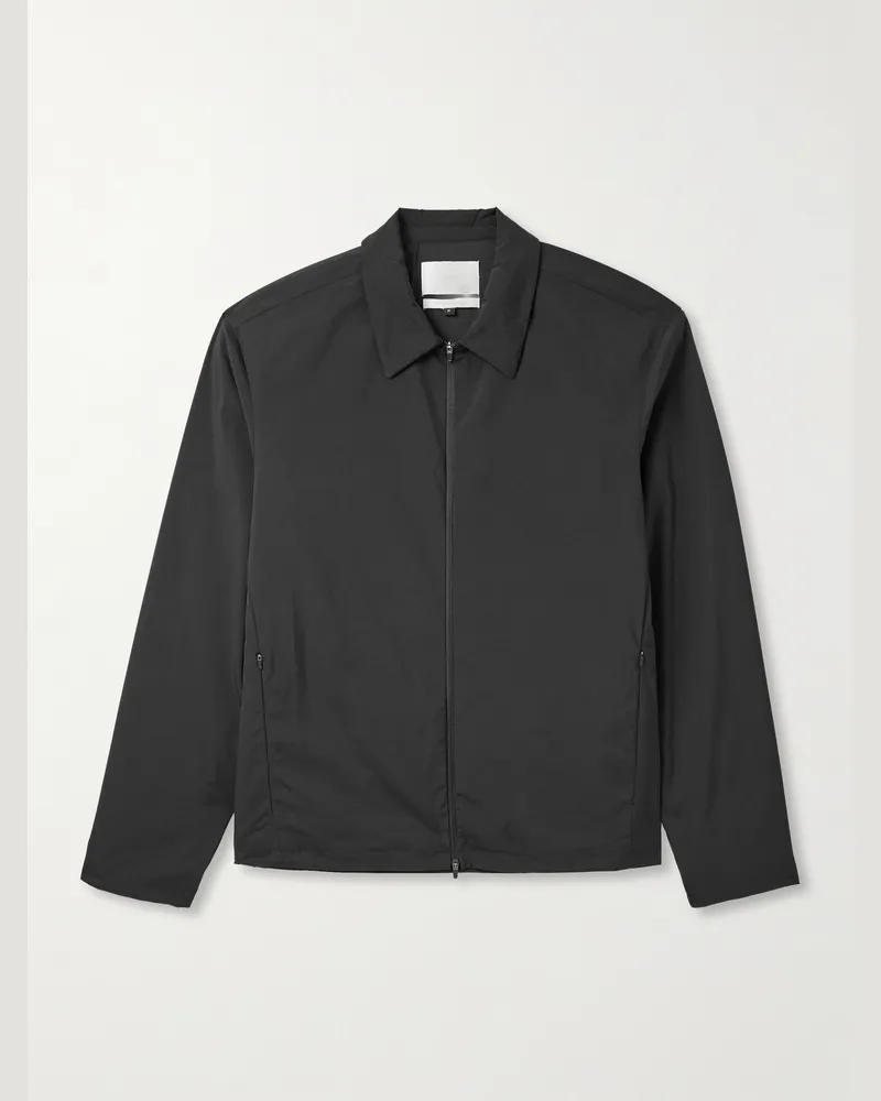 AMOMENTO Wattierte Jacke aus Taft Schwarz