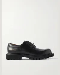 Common Projects Derby-Schuhe aus Leder Schwarz