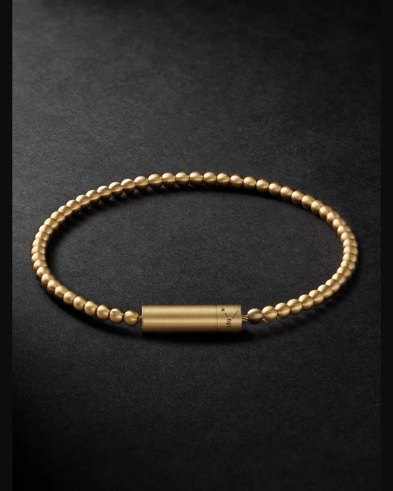 Le Gramme Le 15 Armband mit Zierperlen aus 18 Karat Gold Gold