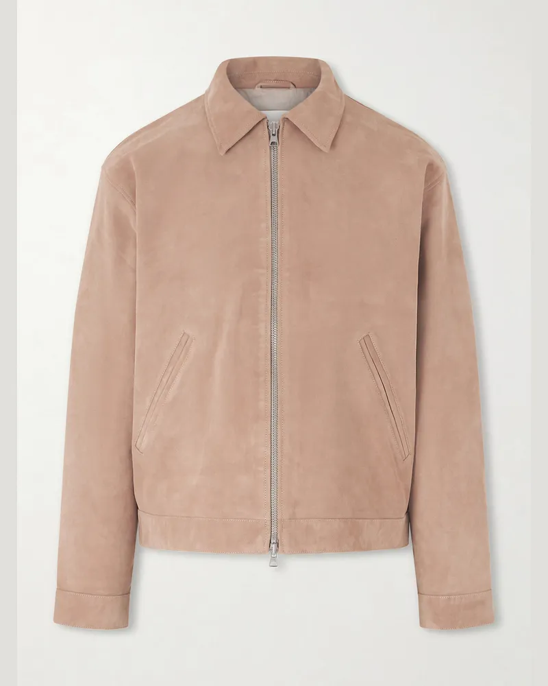 NN 07 Petrus 80030 Suede Jacket Neutrals
