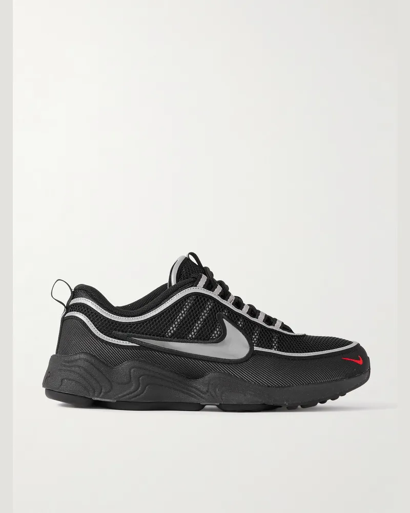 Nike Air Zoom Spiridon Sneakers aus Mesh mit Gummibesatz Schwarz