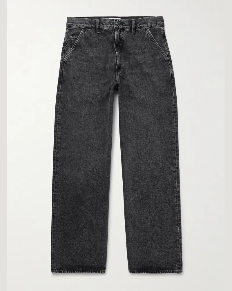 AGOLDE Benton Wide-Leg Jeans Black