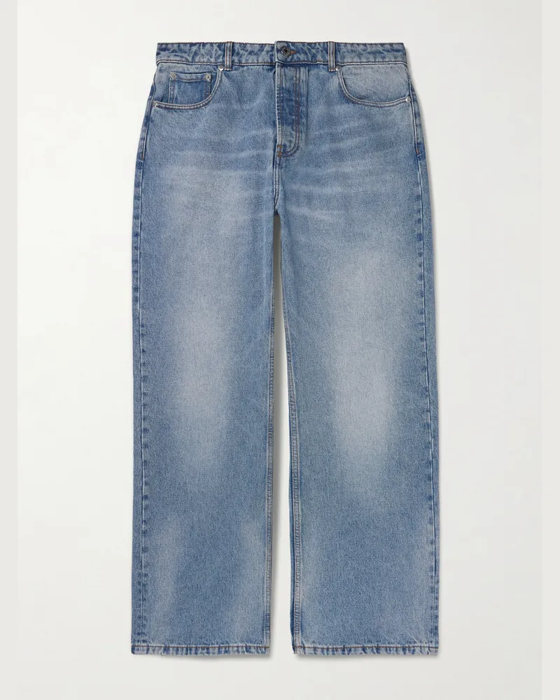 AMI Paris Weit geschnittene Jeans Blau
