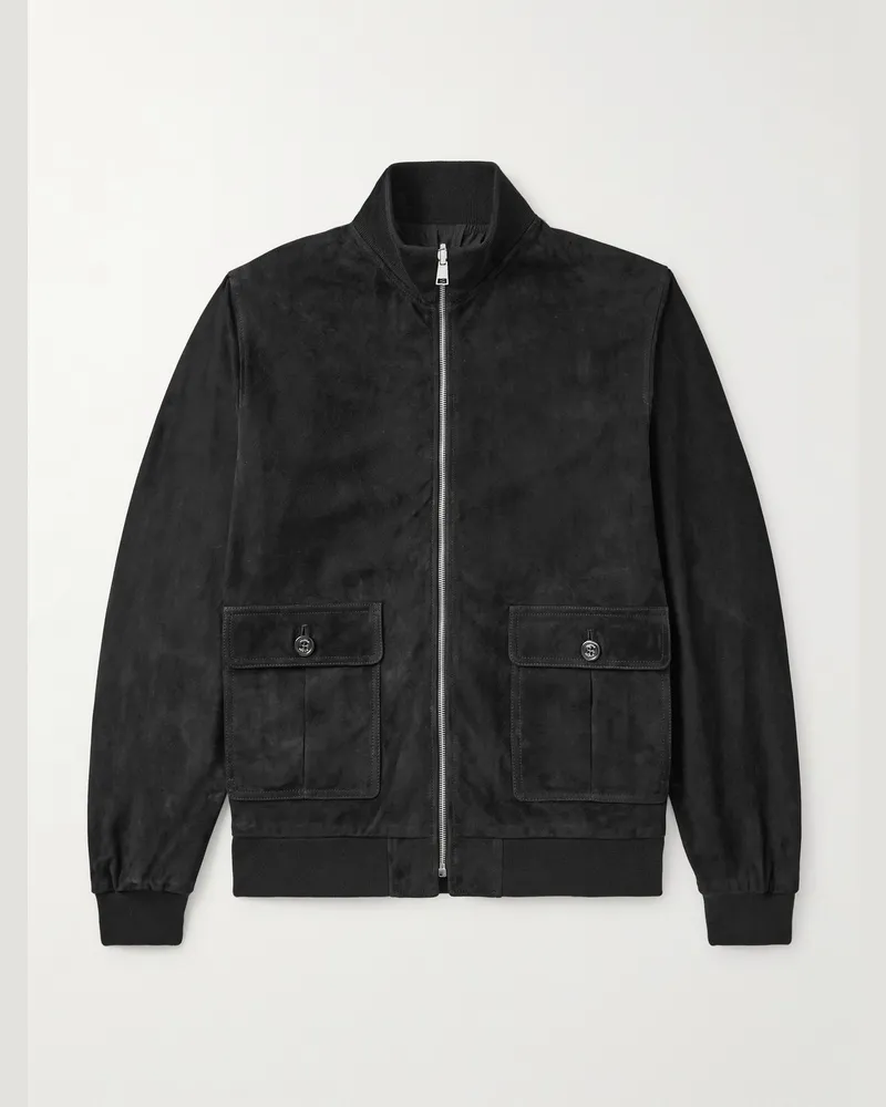Valstar ino wendbare Jacke aus Veloursleder und Shell Schwarz