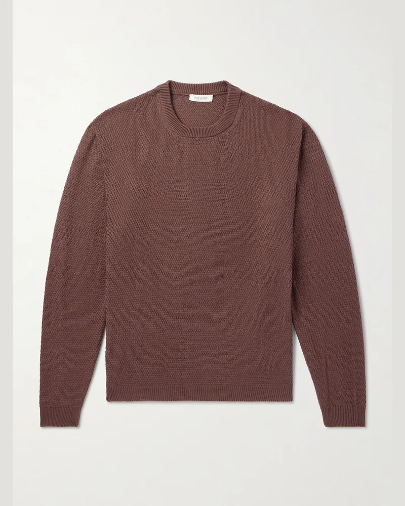 Miles Leon Elio Pullover aus Biobaumwolle Braun