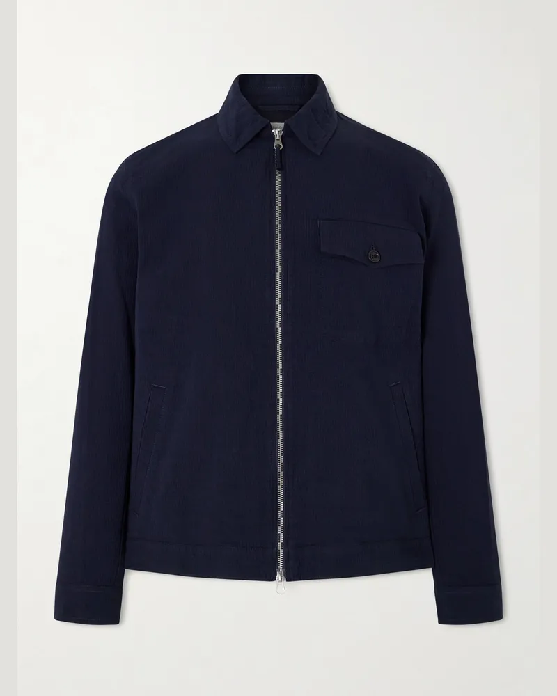 Hartford Danny Cotton Jacket Blue