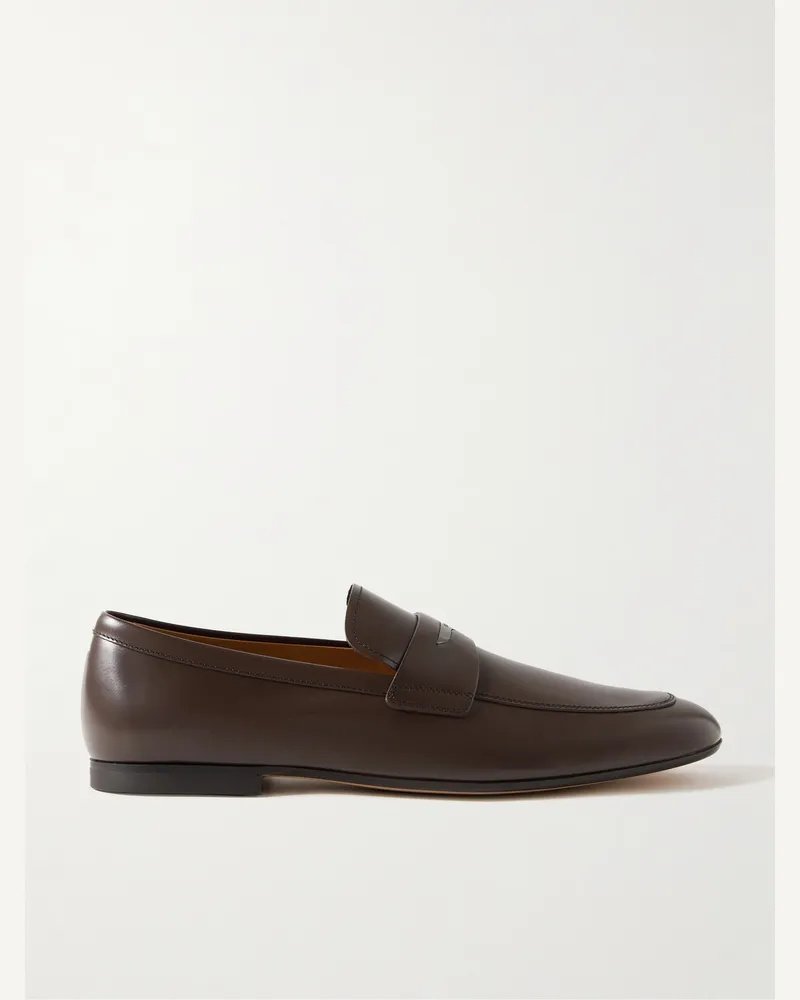 TOD'S Pennyloafers aus Leder Braun