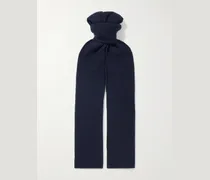 Schal aus Kaschmir in Rippstrick