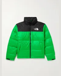 The North Face 1996 Retro Nuptse Daunenjacke aus gestepptem Ripstop und Shell mit Kapuze Grün