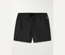 Bulldog Straight-Leg Mid-Length Recycled Swim Shorts