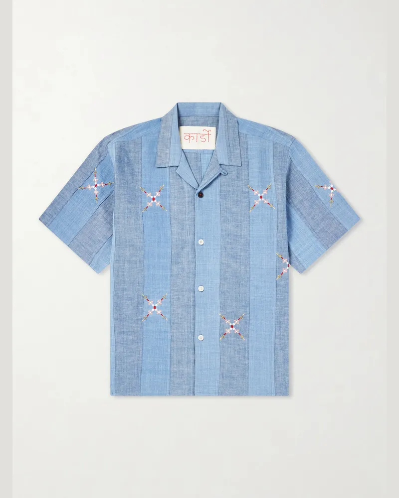 KARDO Ronen Cotton Shirt Blue